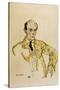 Composer Arnold Schoenberg, Komponisty Arnolf Schoenberg Gouache-Egon Schiele-Stretched Canvas