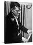 Composer Dmitri Shostakovich Playing Piano-Thomas D^ Mcavoy-Stretched Canvas