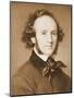 Composer Felix Mendelssohn in Suit-null-Mounted Giclee Print