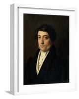 Composer Gioacchino Rossini-Vincenzo Camuccini-Framed Art Print