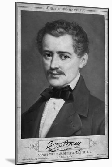 Composer Johann Strauss, the Elder-null-Mounted Giclee Print