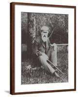 Composer Nikolai Rimsky-Korsakov (1844-190) in Vechasha, 1904-Vasily Vasilyevich Yastrebtsov-Framed Giclee Print