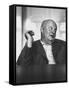 Composer Paul Hindemith Sitting in an Unidentified Office-Michael Rougier-Framed Stretched Canvas