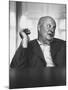 Composer Paul Hindemith Sitting in an Unidentified Office-Michael Rougier-Mounted Premium Photographic Print