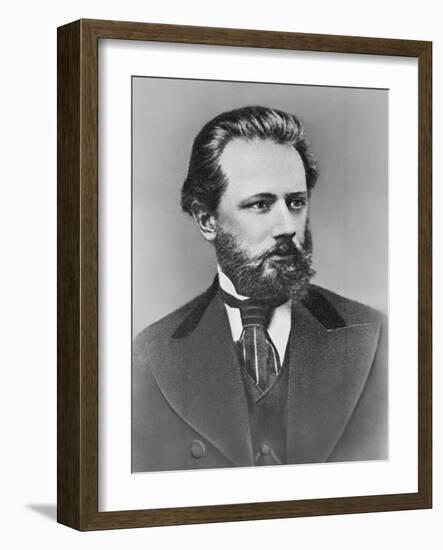 Composer Peter Ilich Tchaikovsky-null-Framed Photographic Print