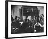 Composer Roy Harris Teaching Music at the Henry Street Settlement-Hansel Mieth-Framed Premium Photographic Print