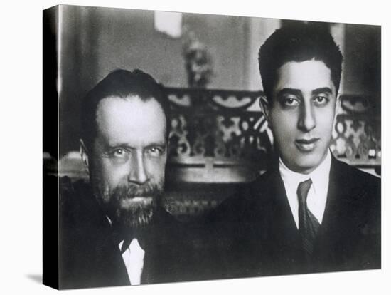 Composers Nikolai Myaskovsky and Aram Khachaturian, 1933-null-Stretched Canvas