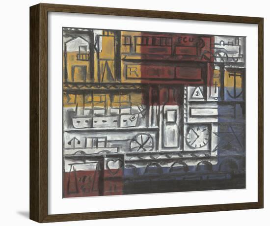 Composicion Constructiva-Joaquin Torres-Garcia-Framed Giclee Print