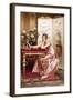 Composing a Letter-Joseph Frederic Soulacroix-Framed Giclee Print