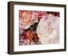 Composing, Blossoms in Bright Rose, Roses Layered with Other Flowers-Alaya Gadeh-Framed Photographic Print
