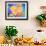 Composing of Blossoms and Slices of Orange Infront of Painted Heart-Alaya Gadeh-Framed Photographic Print displayed on a wall