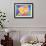 Composing of Blossoms and Slices of Orange Infront of Painted Heart-Alaya Gadeh-Framed Photographic Print displayed on a wall