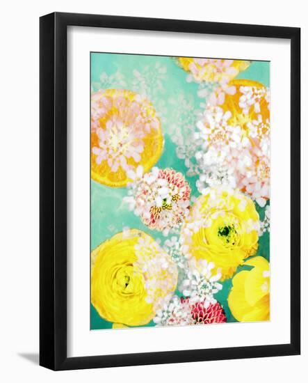 Composing of Blossoms and Slices of Orange-Alaya Gadeh-Framed Photographic Print