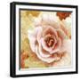 Composing of Blossoms with Floral Pattern-Alaya Gadeh-Framed Photographic Print