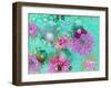 Composing of Coloured Flowers-Alaya Gadeh-Framed Photographic Print