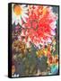 Composing of Coloured Flowers-Alaya Gadeh-Framed Stretched Canvas