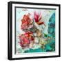 Composing of Flowers and Mussels-Alaya Gadeh-Framed Photographic Print