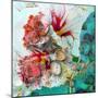 Composing of Flowers and Mussels-Alaya Gadeh-Mounted Photographic Print