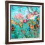 Composing of Flowers and Mussels-Alaya Gadeh-Framed Photographic Print