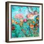 Composing of Flowers and Mussels-Alaya Gadeh-Framed Photographic Print