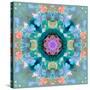 Composing of Flowers in a Mandala Ornament-Alaya Gadeh-Stretched Canvas