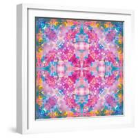 Composing of Flowers in Symmetrical Arrangement-Alaya Gadeh-Framed Photographic Print