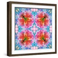 Composing of Flowers in Symmetrical Arrangement-Alaya Gadeh-Framed Photographic Print