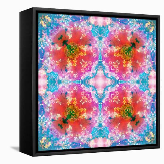 Composing of Flowers in Symmetrical Arrangement-Alaya Gadeh-Framed Stretched Canvas