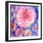 Composing of Flowers, Lines and Heart-Alaya Gadeh-Framed Photographic Print