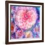 Composing of Flowers, Lines and Heart-Alaya Gadeh-Framed Photographic Print