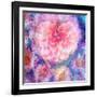 Composing of Flowers, Lines and Heart-Alaya Gadeh-Framed Photographic Print