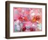 Composing of Orchids and Flowering Branches-Alaya Gadeh-Framed Photographic Print