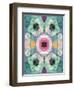 Composing, Symmetrical Arrangement of Flowers in Pastel Shades-Alaya Gadeh-Framed Premium Photographic Print