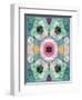 Composing, Symmetrical Arrangement of Flowers in Pastel Shades-Alaya Gadeh-Framed Premium Photographic Print