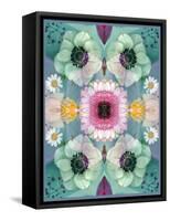 Composing, Symmetrical Arrangement of Flowers in Pastel Shades-Alaya Gadeh-Framed Stretched Canvas