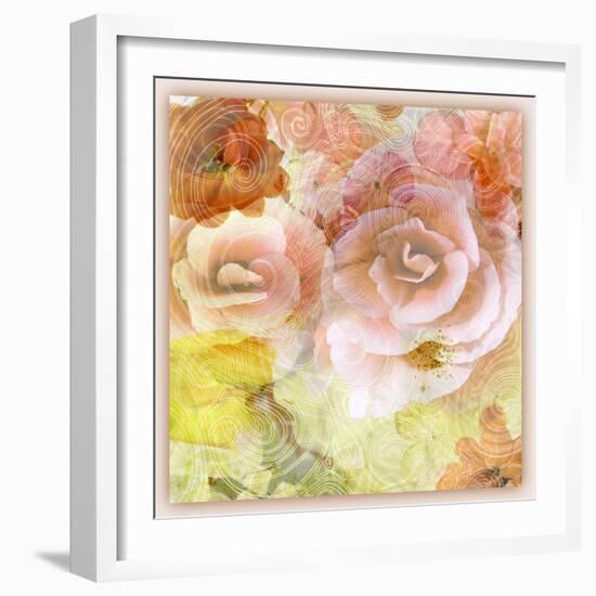 Composing with Blossoms and Floral Ornaments-Alaya Gadeh-Framed Photographic Print