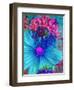 Composing with Blue and Pink Blossoms-Alaya Gadeh-Framed Photographic Print