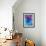 Composing with Blue and Pink Blossoms-Alaya Gadeh-Framed Photographic Print displayed on a wall