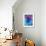 Composing with Blue and Pink Blossoms-Alaya Gadeh-Framed Photographic Print displayed on a wall