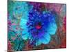 Composing with Blue Flowers-Alaya Gadeh-Mounted Photographic Print