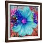 Composing with Blue Flowers-Alaya Gadeh-Framed Photographic Print