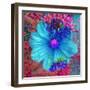 Composing with Blue Flowers-Alaya Gadeh-Framed Photographic Print