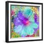 Composing with Coloured Blossoms-Alaya Gadeh-Framed Photographic Print