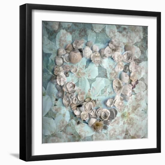 Composing with White Blossoms and Mussels-Alaya Gadeh-Framed Photographic Print