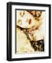 Composing, Woman with Flowers Is Dreaming in the Bright Sunlight-Alaya Gadeh-Framed Photographic Print