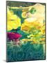 Composing, Yellow and Crimson Blossoms in Green Water, Floral Ornaments-Alaya Gadeh-Mounted Photographic Print