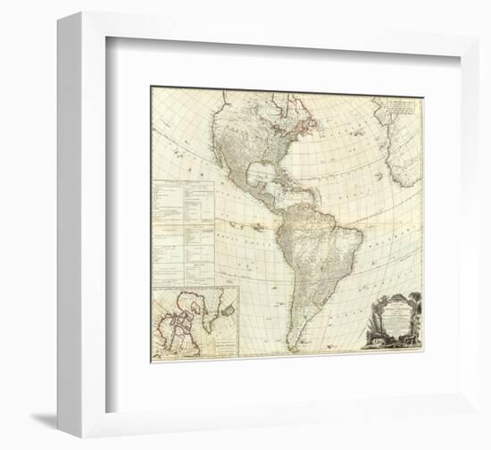 Composite: America, c.1786-Robert Sayer-Framed Art Print