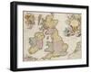 Composite Atlas of Great Britain, circa 1760-null-Framed Giclee Print