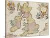 Composite Atlas of Great Britain, circa 1760-null-Stretched Canvas