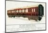 Composite Brake Corridor Carriage No. 7672, Great Western Railway-null-Mounted Art Print